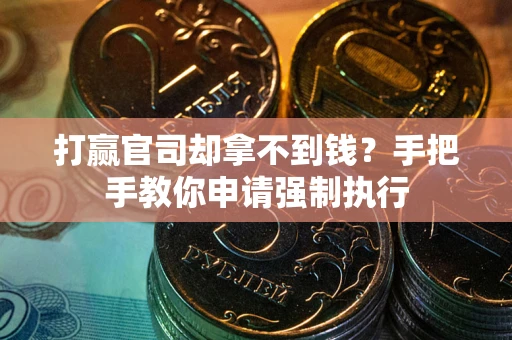 武汉打赢官司却拿不到钱？手把手教你申请强制执行