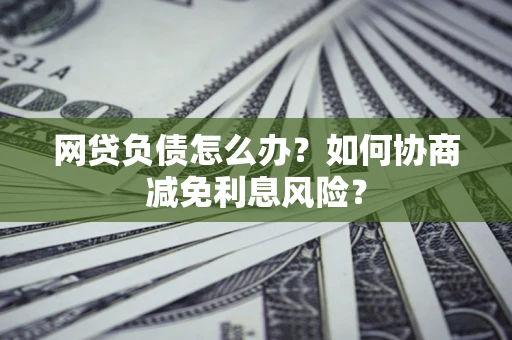 武汉网贷负债怎么办？如何协商减免利息风险？