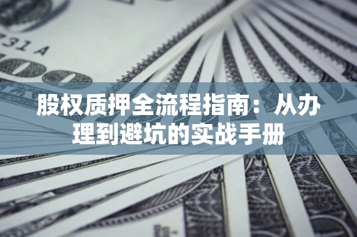 武汉股权质押全流程指南：从办理到避坑的实战手册