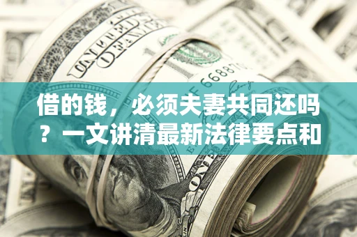 武汉借的钱，必须夫妻共同还吗？一文讲清最新法律要点和避坑指南