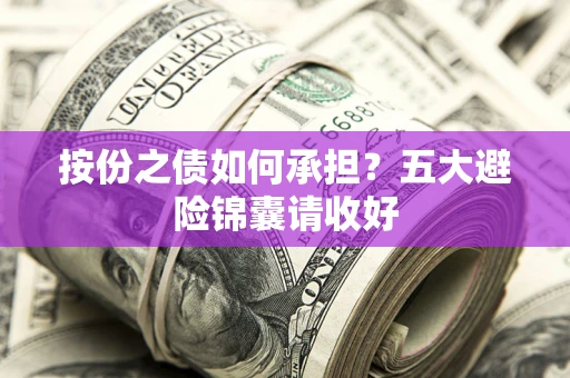 武汉按份之债如何承担？五大避险锦囊请收好