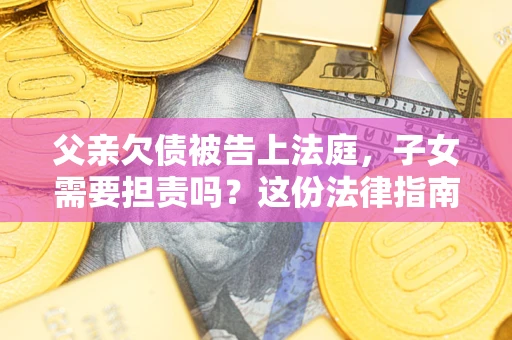 武汉父亲欠债被告上法庭，子女需要担责吗？这份法律指南必须看完
