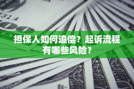 武汉担保人如何追偿？起诉流程有哪些风险？