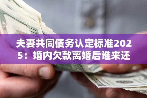 武汉夫妻共同债务认定标准2025：婚内欠款离婚后谁来还？