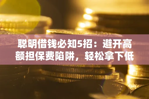 武汉聪明借钱必知5招：避开高额担保费陷阱，轻松拿下低息贷款