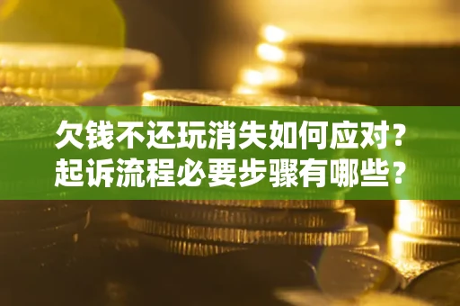 武汉欠钱不还玩消失如何应对？起诉流程必要步骤有哪些？
